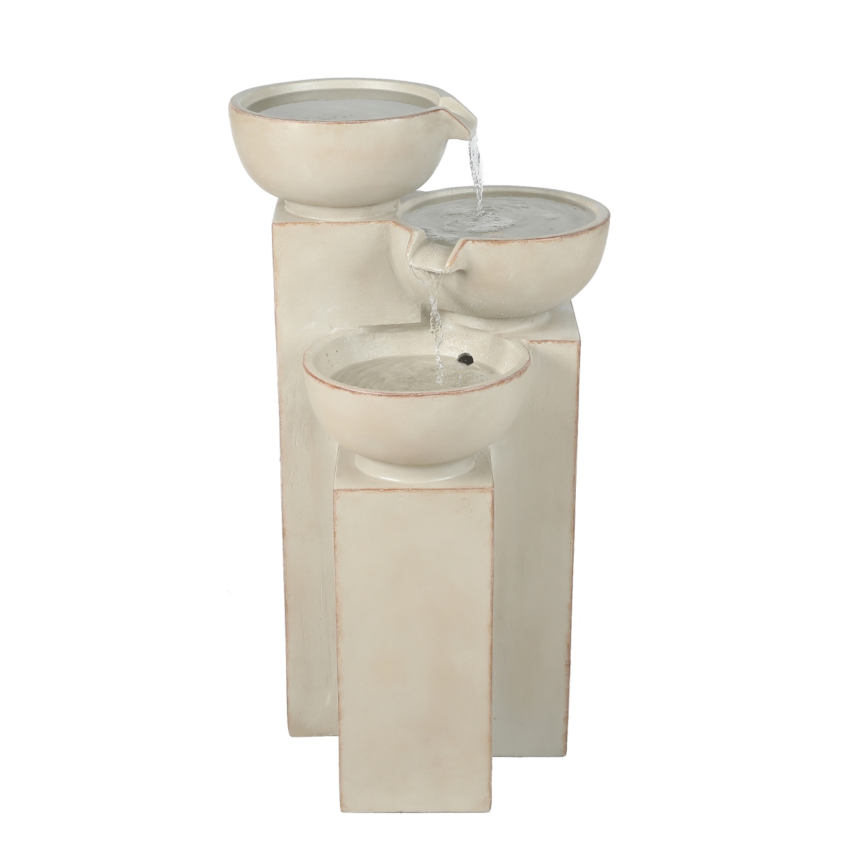 FCL190 3 Tier Bowls Water Fountain with LED Light
