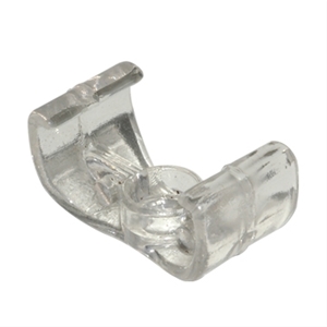 Clear Mounting Clip with Screw & Anchor