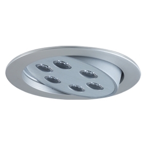 6 x 1W LED Slim Disk 38 deg , 6500K