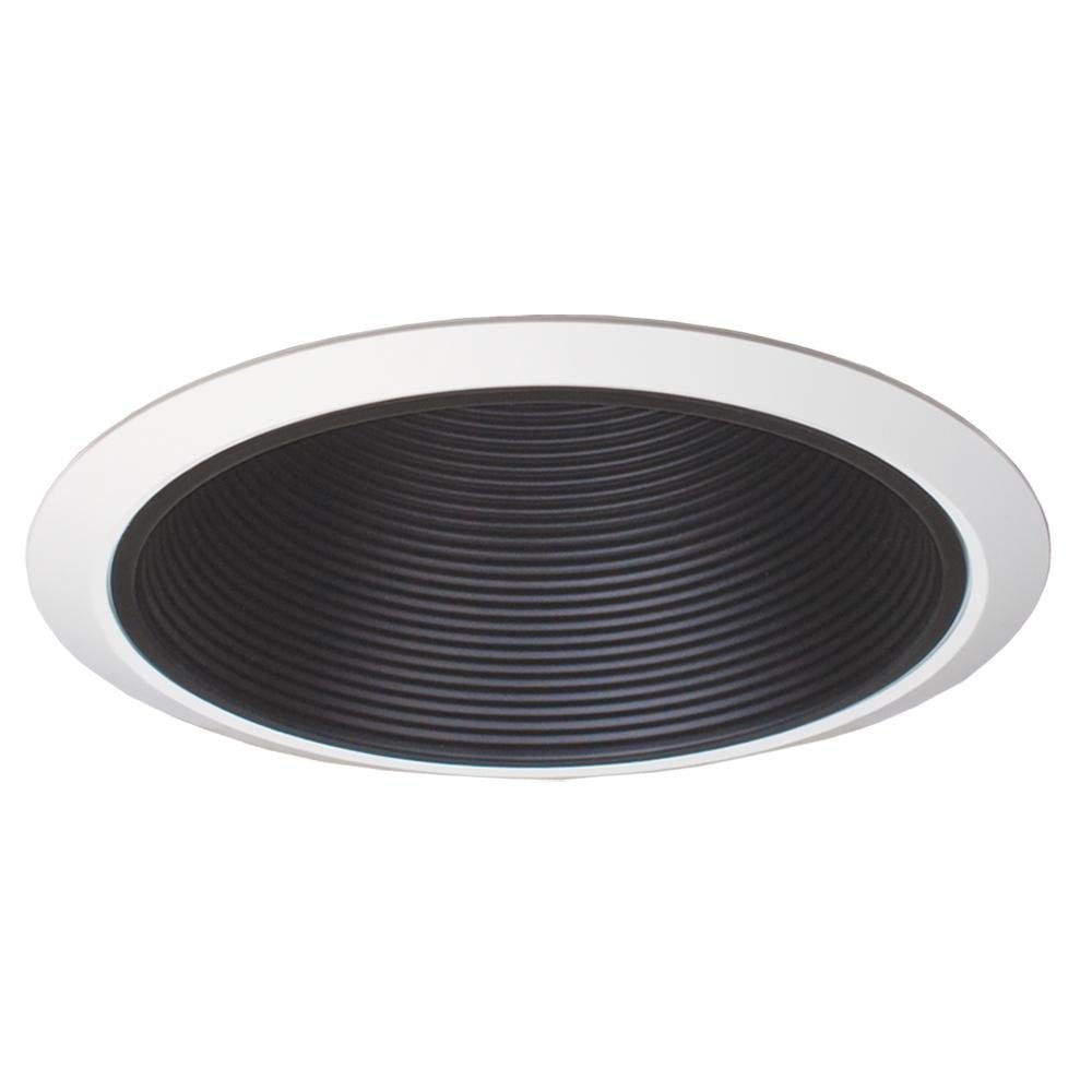 Jesco Lighting  8 in. Step Baffle Trim, Black