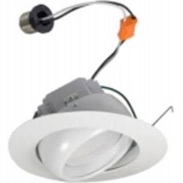 Jesco Lighting RLR-6012-30-WH-E 6 in. LED Retrofit Eyeball Down Large, White
