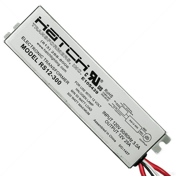 Jesco Lighting  120V Electronic LV Transformer Halogen Lamps Side Leads - Hatch 300W