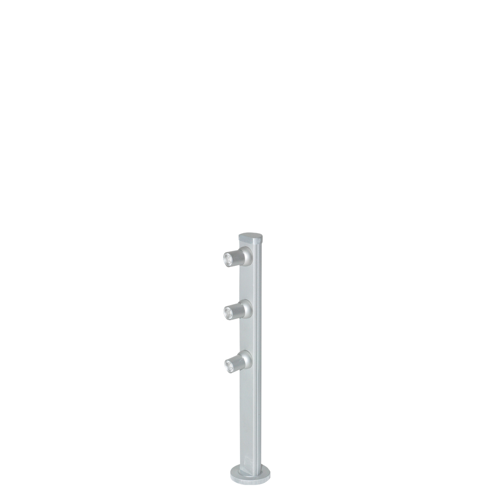 Jesco Lighting SD105CC082560-S 8 in. LED Mizar Pole - Silver
