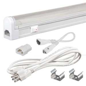 Picture of Jesco Lighting SG5LV-14-41-WH 24W Sleek Plus Adjustable 24V Low Voltage T5 3-Wire - 4100K, White