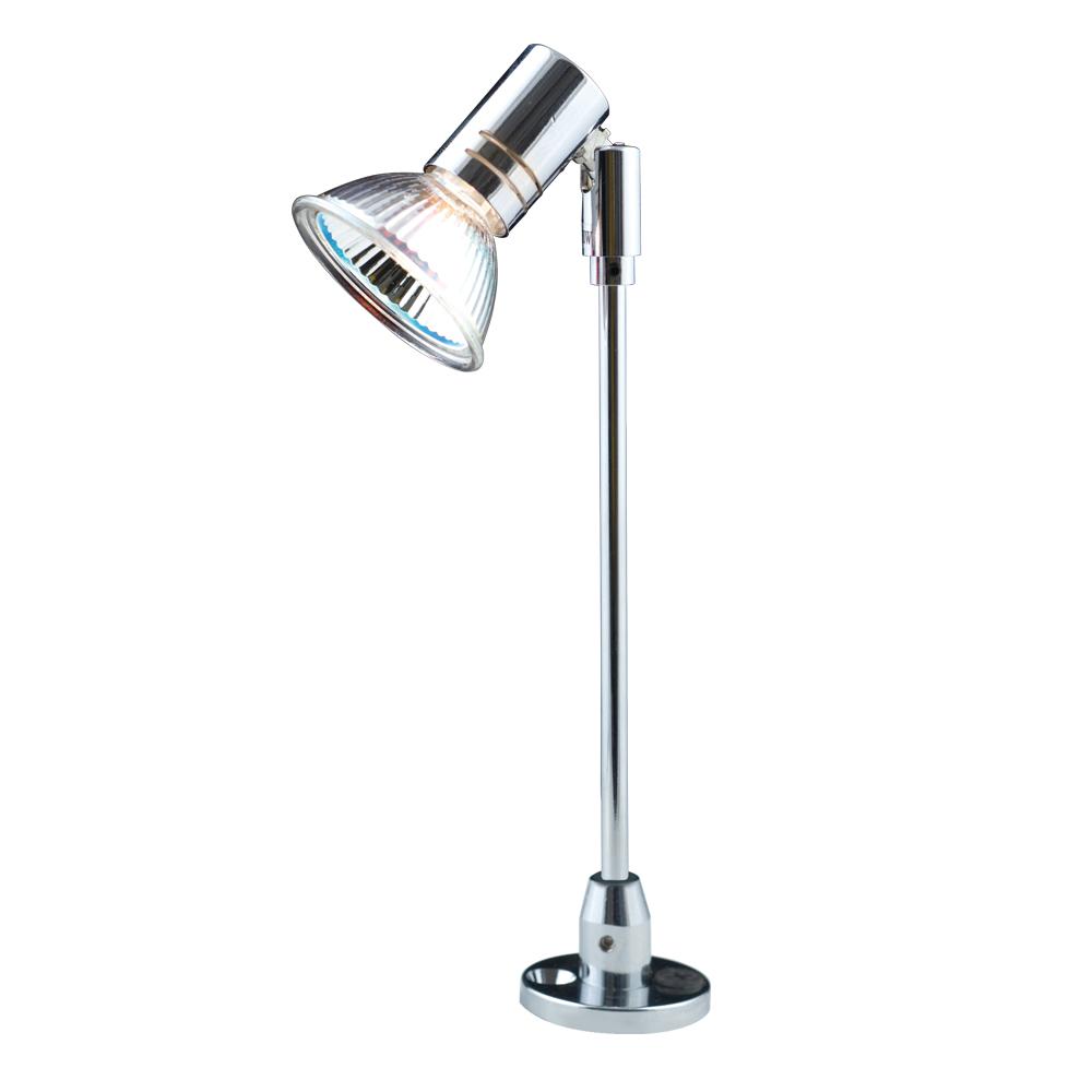 8 in. Spot Light with Base & Rod - Chrome