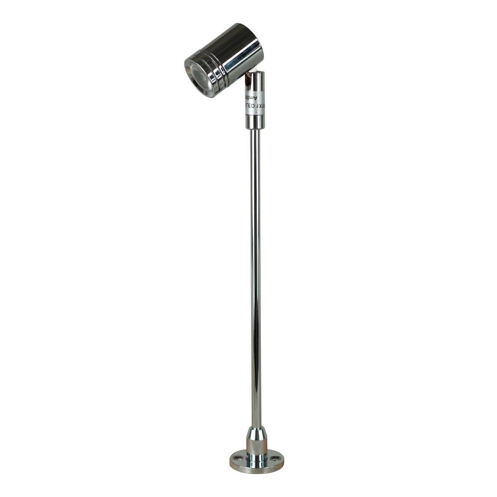 12 in. Spot Light with Base & Rod, Chrome