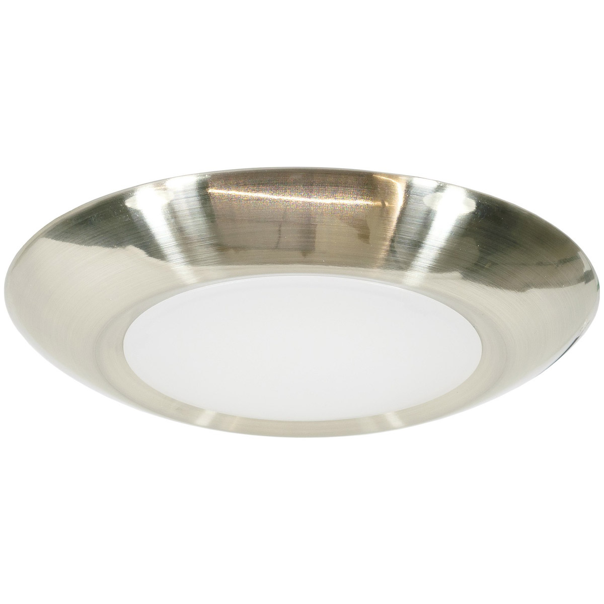 Picture of Jesco CM405RA-M-3090-BN 6 in. 15W 3000K 90CRI Round Disk LED Flush Mount Ceiling Light, Brushed Nickel
