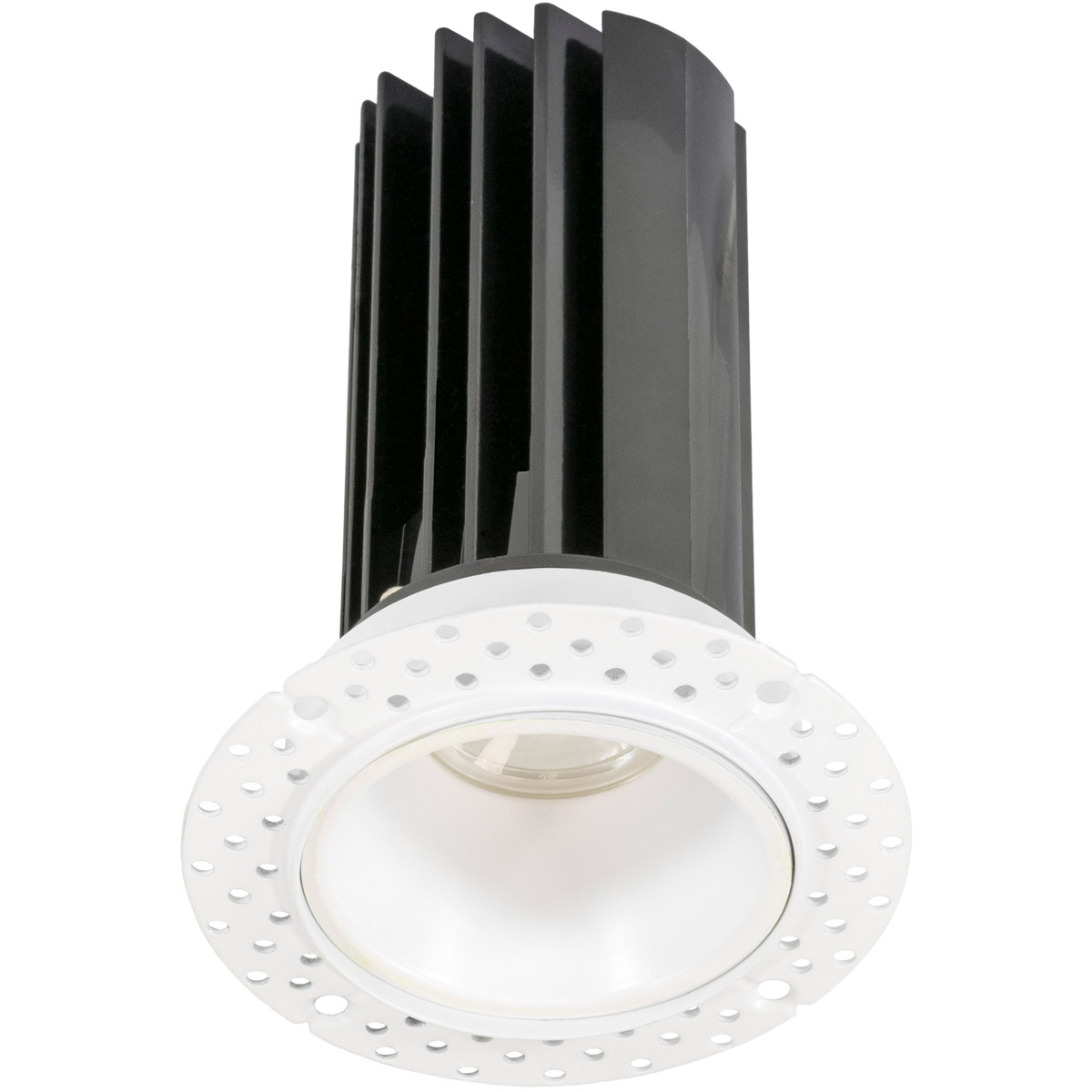 2 in. 15W 5CCT 90CRI LED Miniature Trimless Recessed Downlight with Remote Driver, White