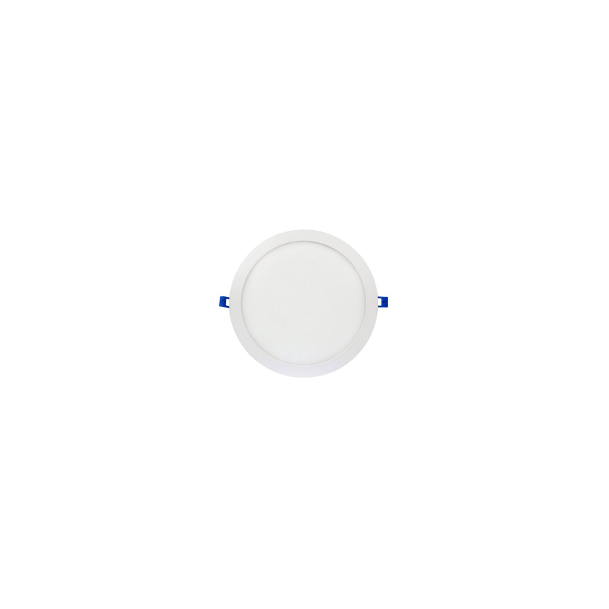 8 in. 22W 5CCT 90CRI Luke LED Round Ultra Slim Downlight, White
