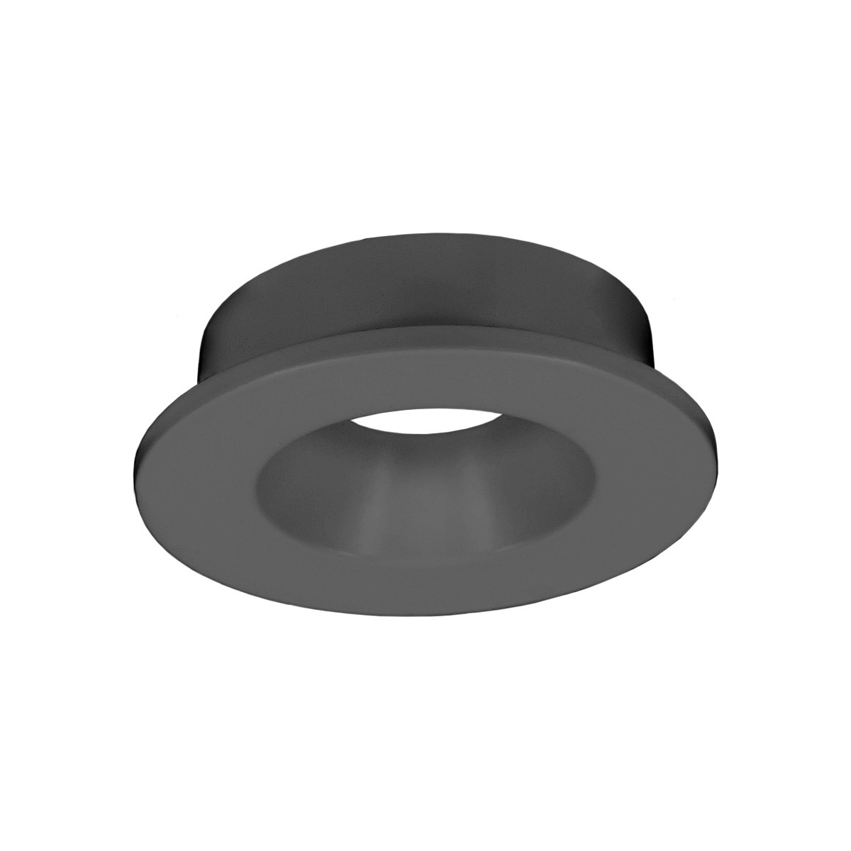 RLT-1101-BK 1 in. Micro Trim Round Downlight for RLF-1107 Series, Black