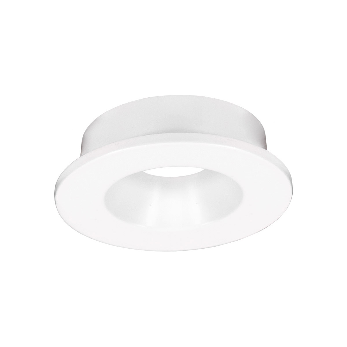 1 in. Trim Round Downlight for RLF-1107 Series, White
