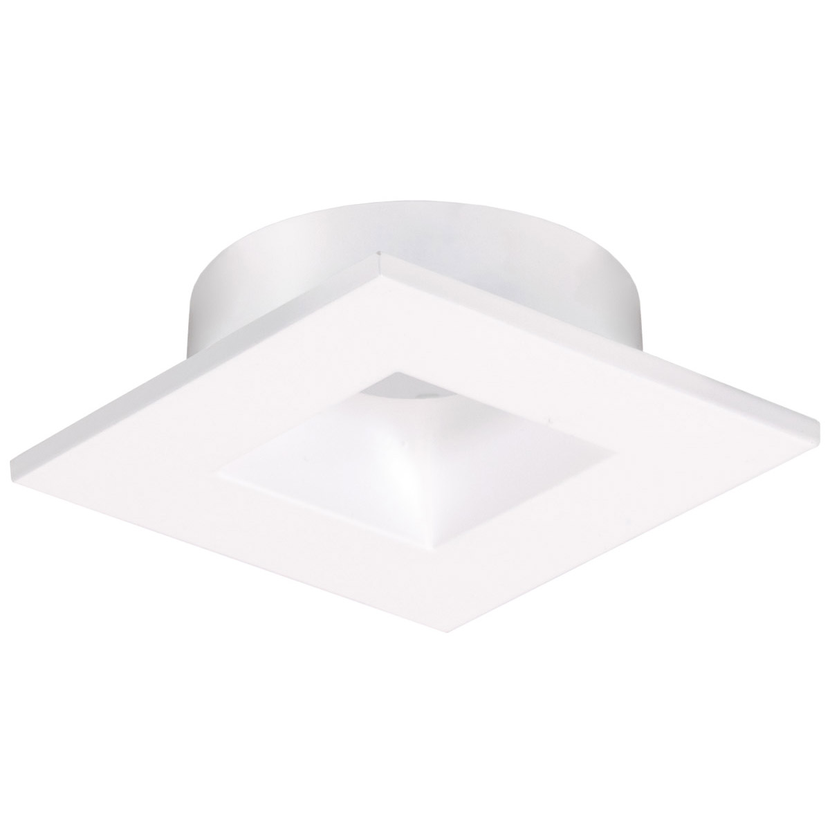 1 in. Trim Square Downlight for RLF-1107 Series, White