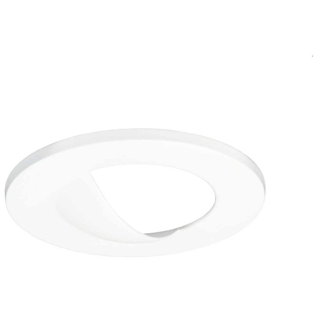 2 in. Round Wall Wash Trim Downlight, White