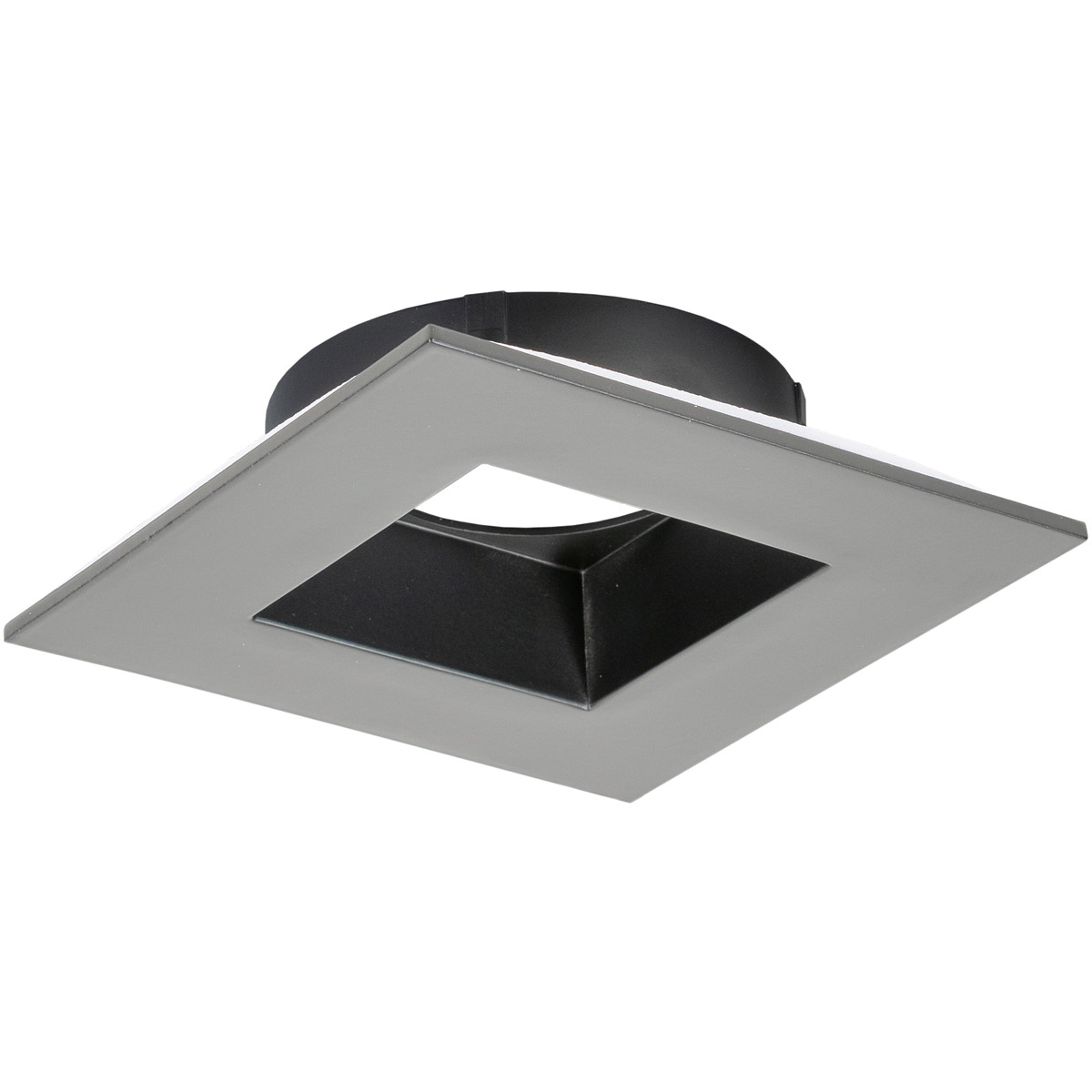 4 in. Square Trim Downlight for RLF-4115 Light Engine, Black