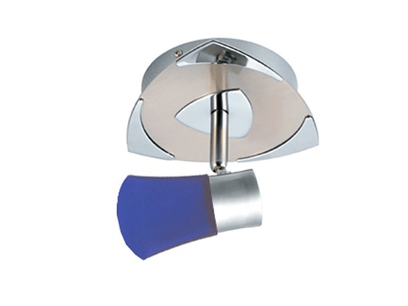 JESCO CET1204BU MUL-T-Lite 1-Light Ceiling Mount, Blue