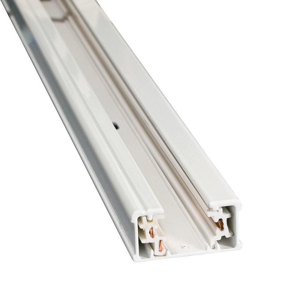 2 ft. Single Circuit H Track - White