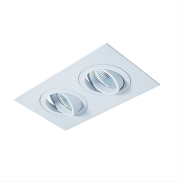 50W LED Mini Recessed Beveled, White
