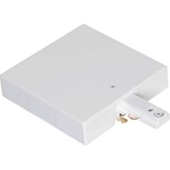 T-Bar End Feed, White
