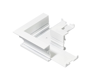 Recessed Housing for L Connector & Feed, White
