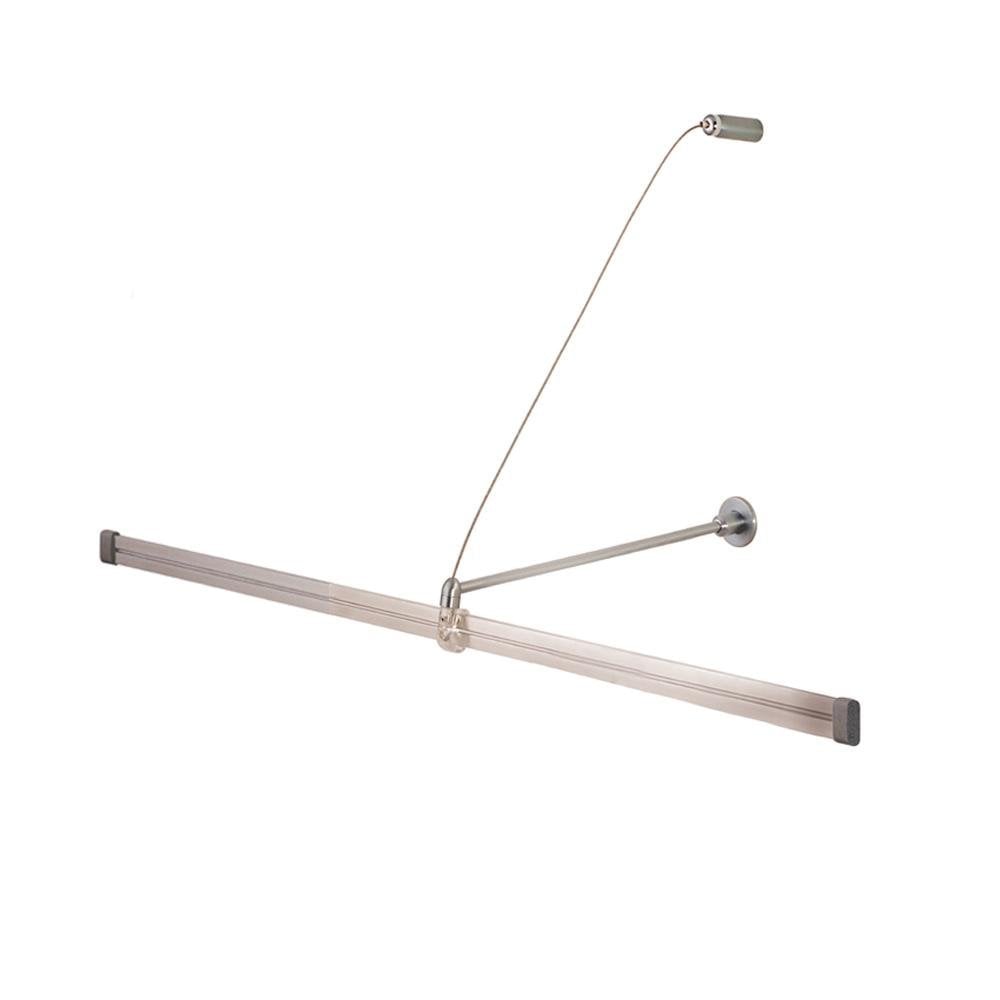Jesco Lighting MA-WM06CH 6 in. Wall Monorail Support Brackets - Extends Monorail from Wall - Chrome