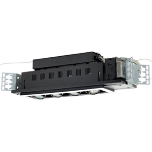Double Gimbal 4 Light Linear - Black Interior with Silver Trim