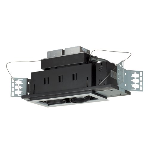 Double Gimbal 2 Light Linear, Black Interior with Silver Trim