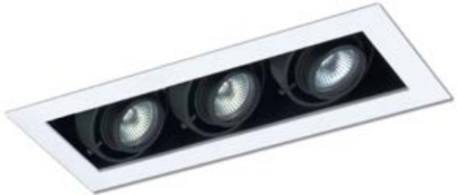 50W 3 Light Linear Double Gimbal, Medium