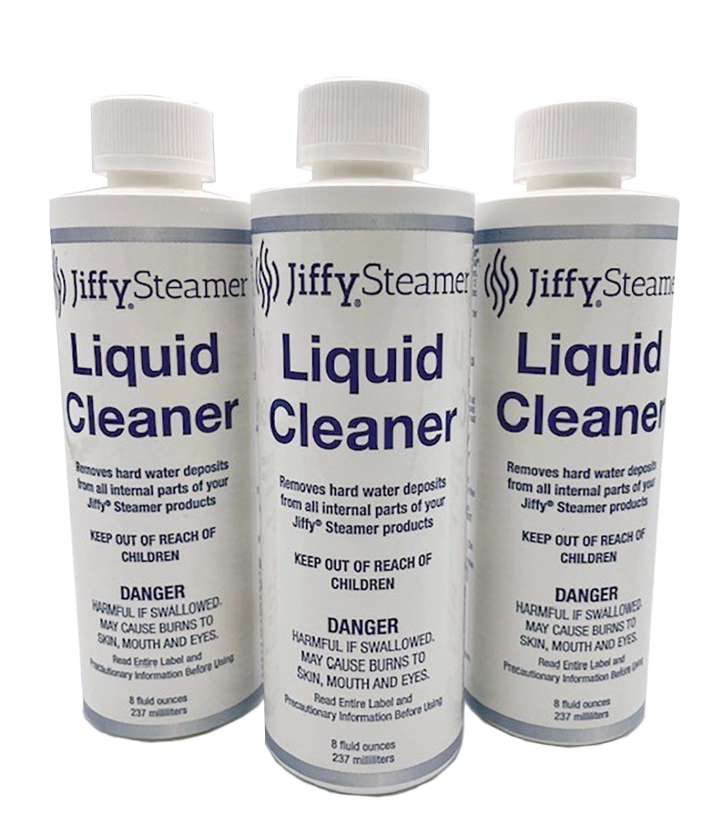 Steamer Liquid Cleaner 8 oz Bottles - 3 Piece