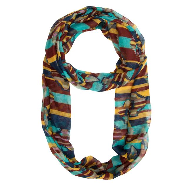 Picture of J Goodin CO-CMF3261-MULTI Mint Mara Cultural Infinity Scarf