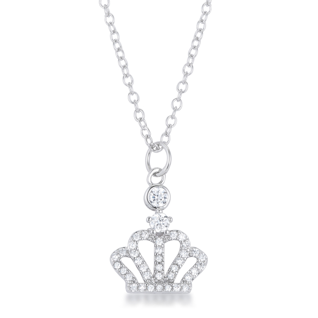 Picture of Jgoodin N01324R-C01 Womens Tabitha 0.5 CT Crown Pendant