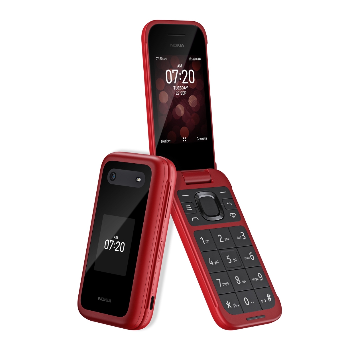 Picture of Nokia PNN100376 GSM & Verizon Unlocked Flip Phone for 2780 Flip TA-1420 - Red