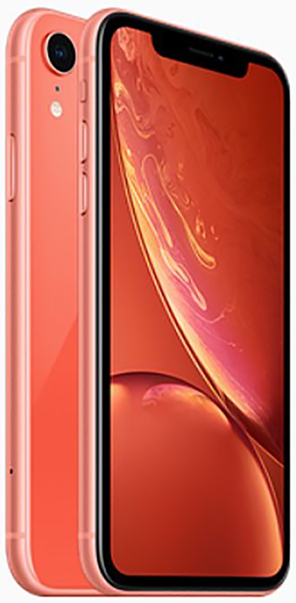 Picture of Apple PAB100095 128GB Fully Unlocked Phone with Verizon Plus Sprint Plus GSM Unlocked Phone for iPhone XR - Coral