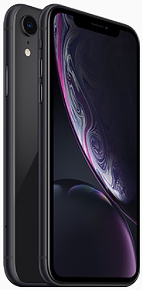 Picture of Apple PAB100093 128GB Fully Unlocked Phone with Verizon Plus Sprint Plus GSM Unlocked Phone for iPhone XR - Black