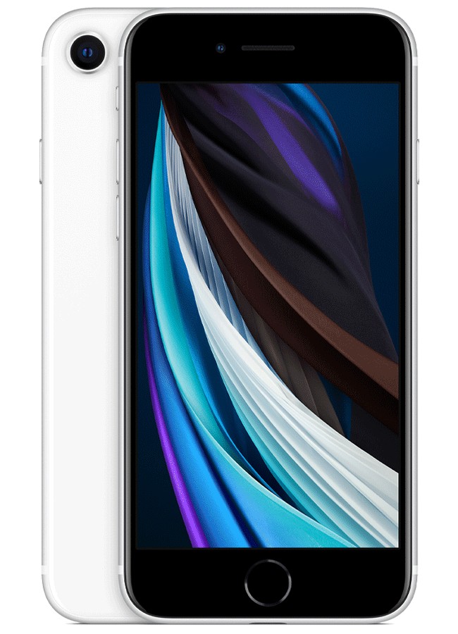 Picture of Apple PAC600041 128GB GSM & CDMA Fully Unlocked Phone for iPhone SE with 2020 - White