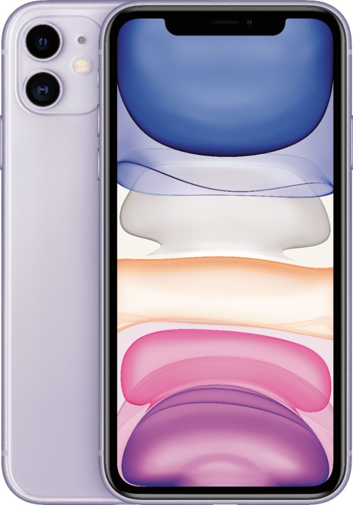 Picture of Apple PAC600057 64GB Fully Unlocked Phone with Verizon Plus Sprint Plus GSM Unlocked Phone for iPhone 11 - Purple