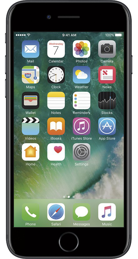 Apple PAB100278 32GB Unlocked GSM 4G LTE Quad-Core Smartphone with 12MP Camera for iPhone 7 - Black -  Apple Inc