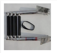4 Step I-O Transom Platform with 2 Arms SS 316 Telescoping Top Mount