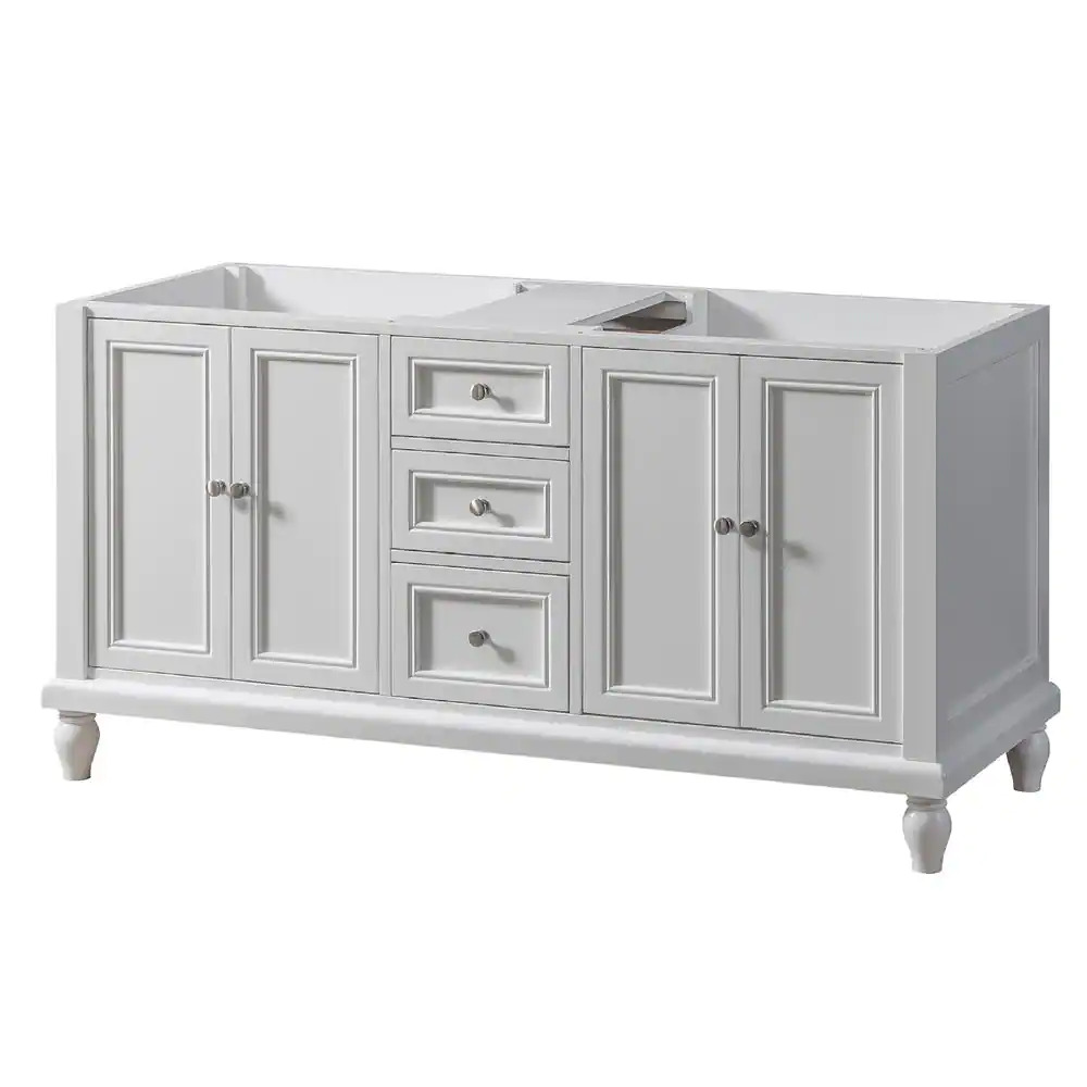60 in. Classic Vanity - White