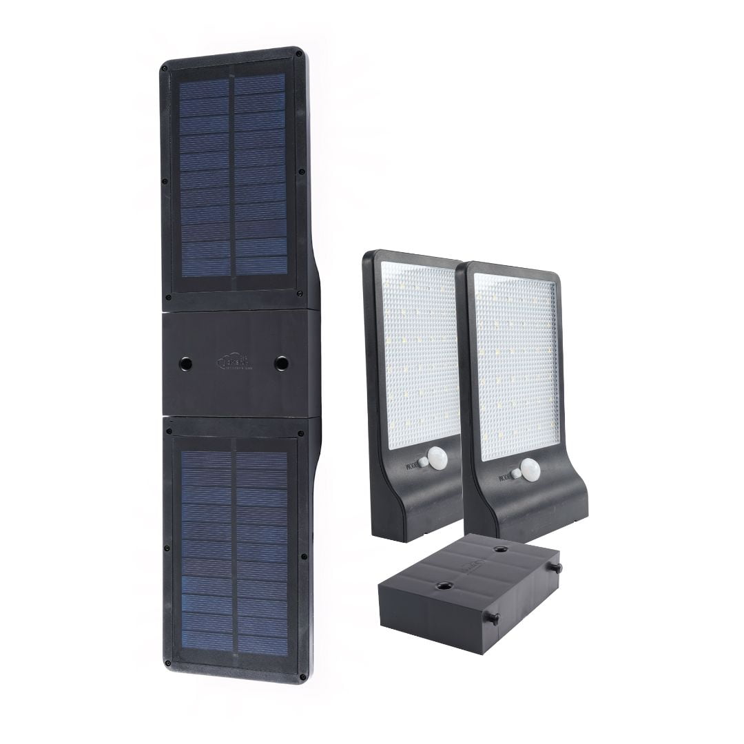 13012 Illuminate Outdoor Solar Lights with Motion Activation