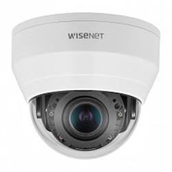 Picture of Hanwha QND-8080R 98 ft. Wisenet Q Network 5MP at 30fps Motorized Vari-Focal Lens Indoor Dome Camera with Wisestream II 120dB WDR IR LEDs