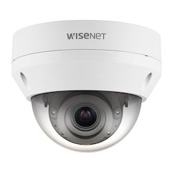 Picture of Hanwha QNV-8080R 98 ft. Wisenet Q Network 5MP at 30fps Motorized Vari-Focal Lens Outdoor Vandal Dome Camera with Wisestream II 120dB WDR IR LEDs