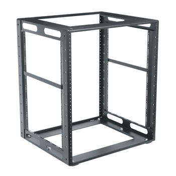 18in. 8U Rack - Black - 8 Unit - Low Profile Design