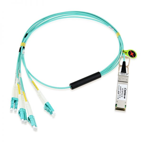 10327 10 m MPO to 4 x LC SMF Patch Cord