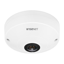 Picture of Hanwha QNF-8010 Wisenet Q Series Network 2048 x 2048 at 30fps Indoor Fisheye Dome Camera with WiseStream Technology