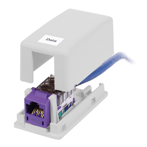HSB1W Housing Surface Mount 1 Port CL - White