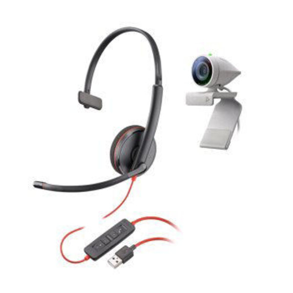 Picture of Polycom 2200-87120-025 Studio P5 Kit with Blackwire 3210 Mono Headset Kit
