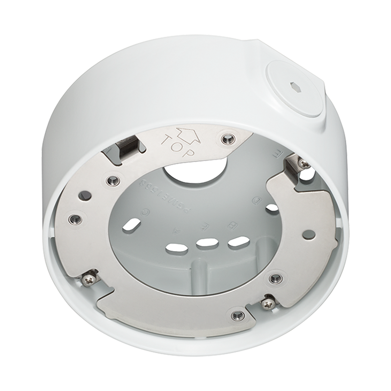 Picture of Panasonic i-Pro Sensing Solutions WV-QJB502-W Ceiling Surface Mount Bracket Backbox for ANSI NPSM&#44; White