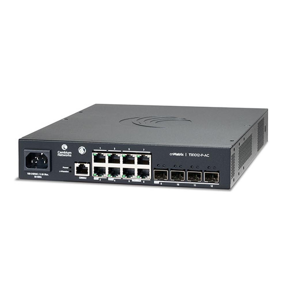 Picture of Cambium Networks MXTX1012GxPA01 CnMatrix Intelligent Ethernet PoE Switch