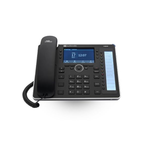 Picture of AudioCodes IP445HDEG 445HD IP-Phone PoE GbE Phone, Black