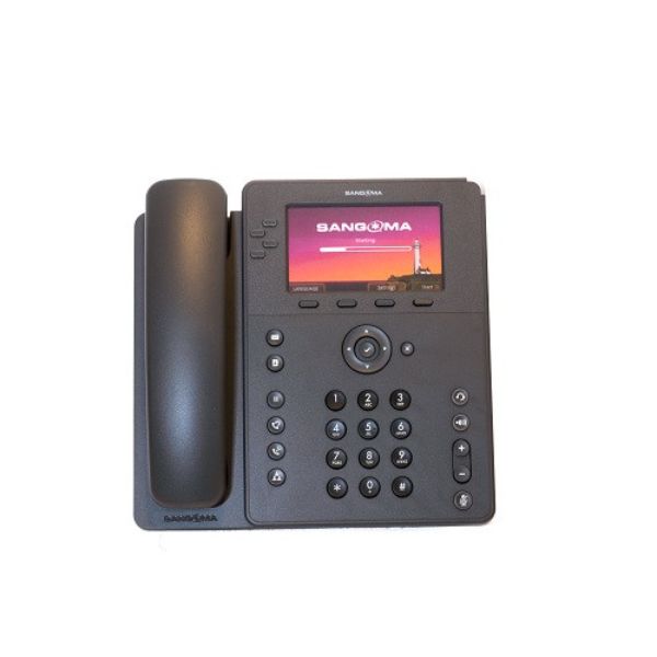 Picture of Sangoma 1TELP320LF 4.3 in. HD Voice Gigabit Ethernet 1 x USB 4-Line Phone